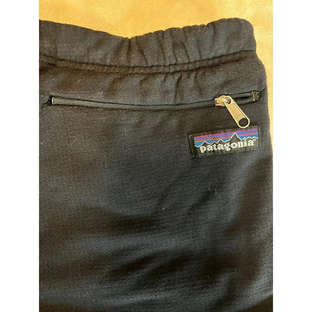 Patagonia Capilene Midweight Base Layer Pants Mens Medium Black Thermal Leggings